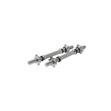 York 14" Spinlock Chrome Dumbbells